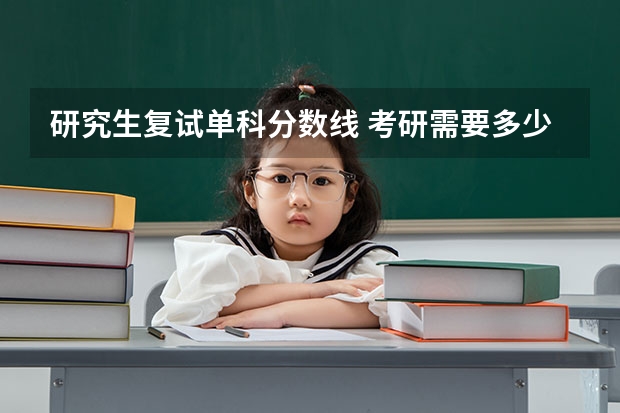 研究生复试单科分数线 考研需要多少分才能过线