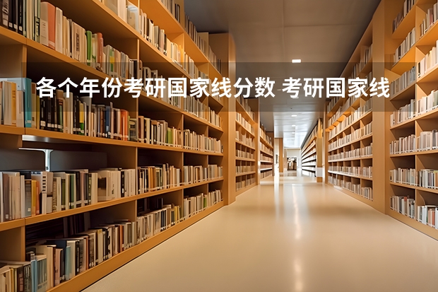 各个年份考研国家线分数 考研国家线(全国各省份考研分数线汇总)