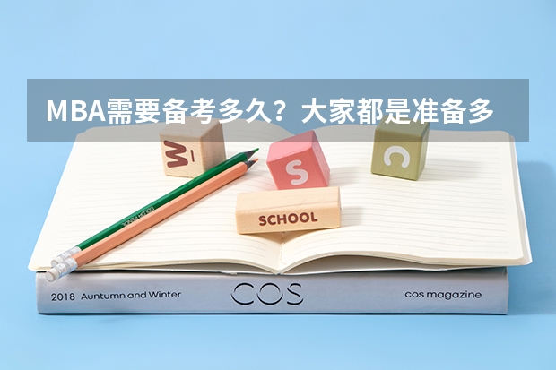 MBA需要备考多久?大家都是准备多久的?