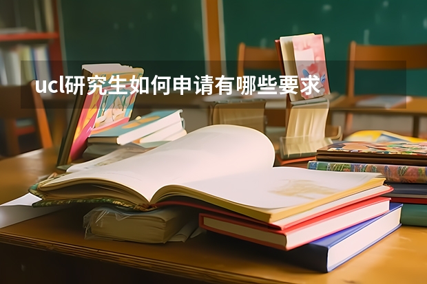 ucl研究生如何申请有哪些要求