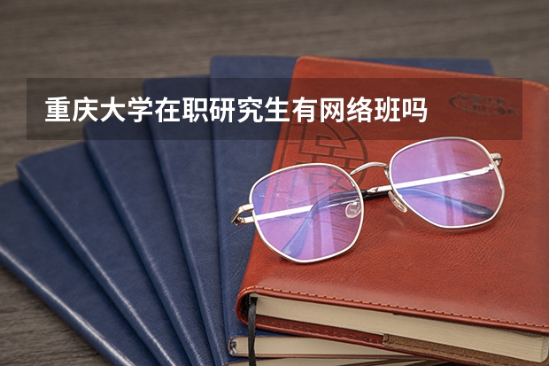 重庆大学在职研究生有网络班吗