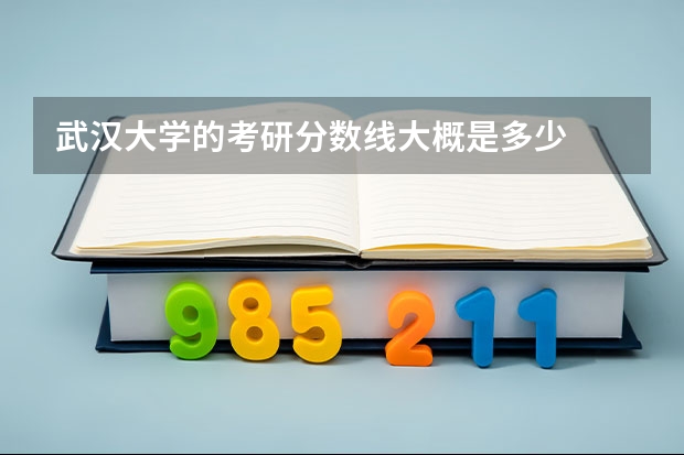 武汉大学的考研分数线大概是多少