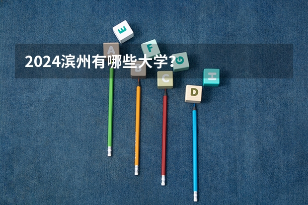 2024滨州有哪些大学?