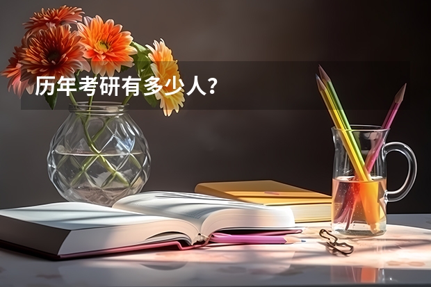 历年考研有多少人？