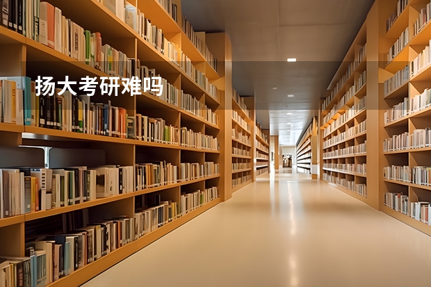 扬大考研难吗