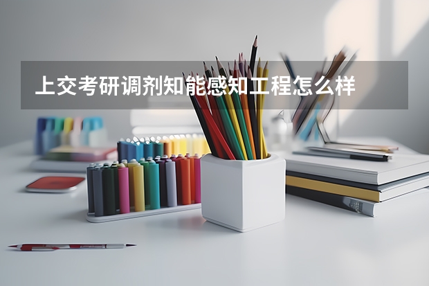上交考研调剂知能感知工程怎么样