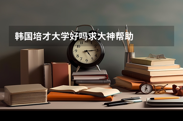 韩国培才大学好吗求大神帮助