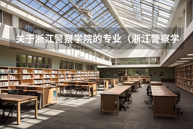 关于浙江警察学院的专业(浙江警察学院研究生复试分数线)